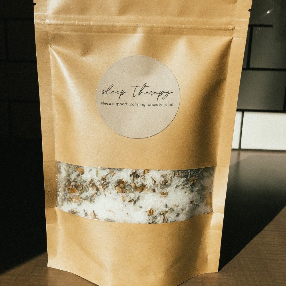Sleepy Time Bath Salts (Lavender + Chamomile)